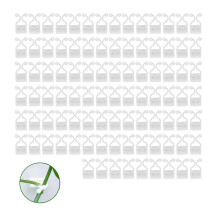 100 pezzi Supporto a parete per rampicanti 3,5 x 2 x 2 cm Bianco