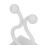 100 pezzi Supporto a parete per rampicanti 3,5 x 2 x 2 cm Bianco 6