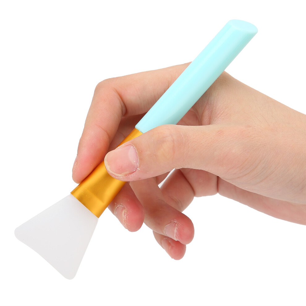 Blue Soft Head Face Mask Brush Beauty Salon Makeup Facial Mud Masks Even Applicator
