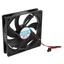 12V ventilateur d'incubateur à température uniforme 12x12x2,5 cm plastique