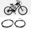Kit cavi acceleratore e frizione PVC+acciaio per 49cc-80cc 4