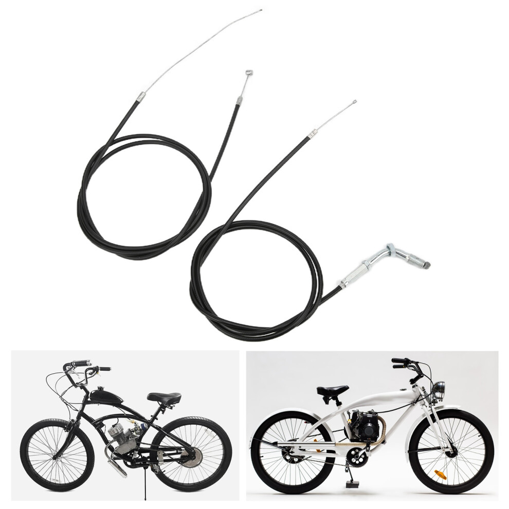Throttle Clutch Cable Kit Pvc Steel High Tenacity For 49Cc 66Cc 80Cc Motorized Bicycle 4971322338088