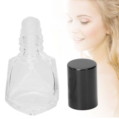 Rollon bottiglia ricaricabile per profumo 8ml tappo nero