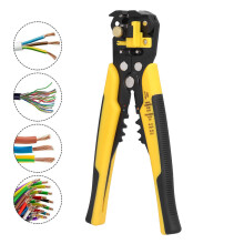 Pinze spelafili da 8,3 pollici, 10-24 AWG, acciaio legato, grigio