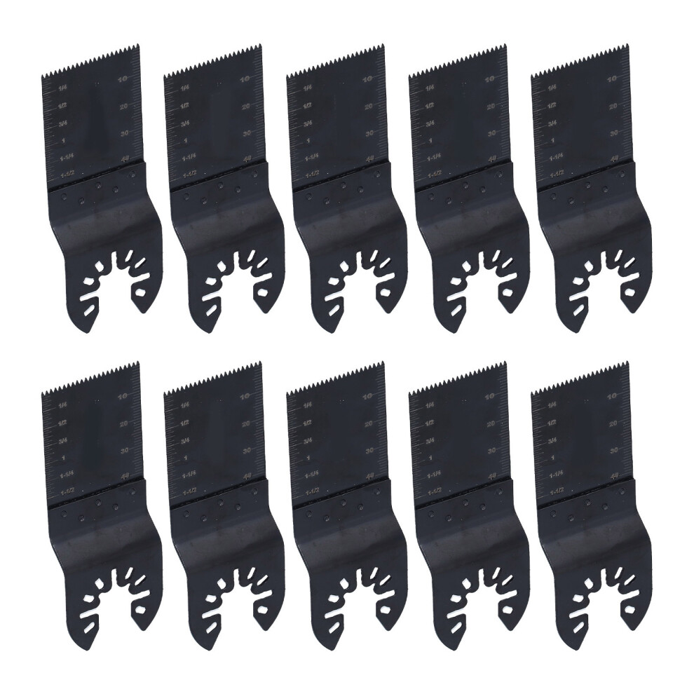10Pcs Oscillating Saw Blade Quick Release High Speed Steel Universal Power Tool Blades 34Mm 3661322338485