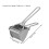 Stainless Steel Manual Potato Presser Ricer Crusher Fruit Lemon Squeezer for Kitchen Use 12