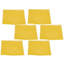 20 pièces Piège adhésif pour mouches 20  15 cm PVC jaune Pack