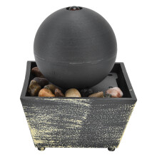 Fontana a sfera USB da 3 V 14.5x11.5x11.5cm luce gialla
