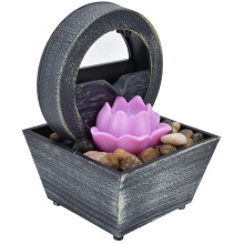 Fontaine à fleurs USB 3V 16,5 11,5 11,5 cm Couleur : Voir