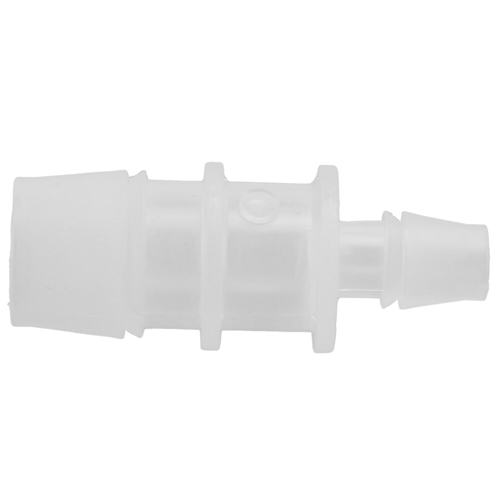 Aquarium Air Valve Connector Variable Diameter Straight Clear White Plastic Airline Tubing for Aquariums Water Pumps4 to 2
