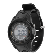 Digital-Sportuhr wasserdichter Stoppuhr Wecker, Schwarz, 70mAh