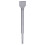 3Pcs Chisel Carbon Steel Scaling Flat Point Rotating Hammer Drill Bits for Tile Concrete WorkRound Handle 9