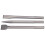 3Pcs Chisel Carbon Steel Scaling Flat Point Rotating Hammer Drill Bits for Tile Concrete Work5 Pit Handle 13