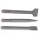 3Pcs Chisel Carbon Steel Scaling Flat Point Rotating Hammer Drill Bits for Tile Concrete Work5 Pit Handle 3