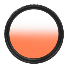 Junestar 40.5mm filtre dégradé orange 27g lentille