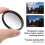 Junestar filtre dégradé 58 mm - 32 g gris 9