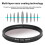 Junestar filtre dégradé 58 mm - 32 g gris 7
