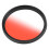 Junestar filtre d’objectif à dégradé rouge multicouches 58 mm 13