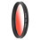 Junestar filtre d’objectif à dégradé rouge multicouches 58 mm 4