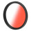 Junestar filtre d’objectif à dégradé rouge multicouches 58 mm 8