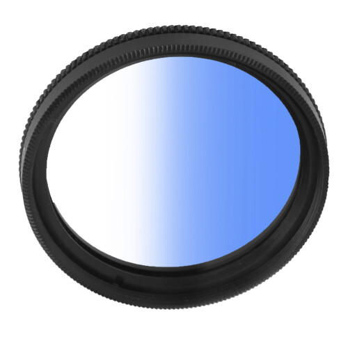 Filtre dégradé bleu 40,5 mm, 27 g