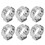20 pièces de collier de serrage à double fil 10,3-12,8 mm doré 15