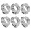 20 pièces de collier de serrage à double fil 10,3-12,8 mm doré 13