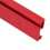Type 45 goulotte de menuiserie 400 mm aluminium rouge 3