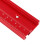 Type 45 goulotte de menuiserie 400 mm aluminium rouge 7