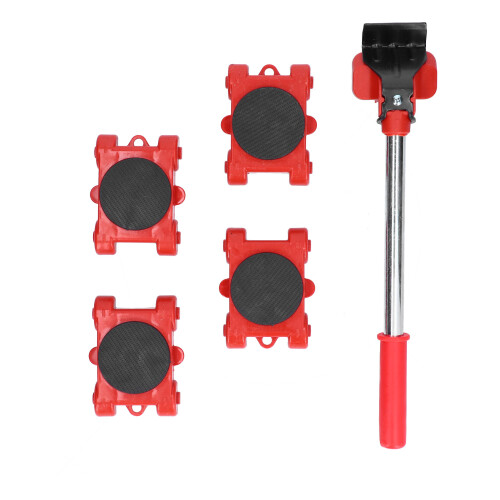 5 pièces rouges élévateur à hauteur réglable A3-ABS 150 kg 1
