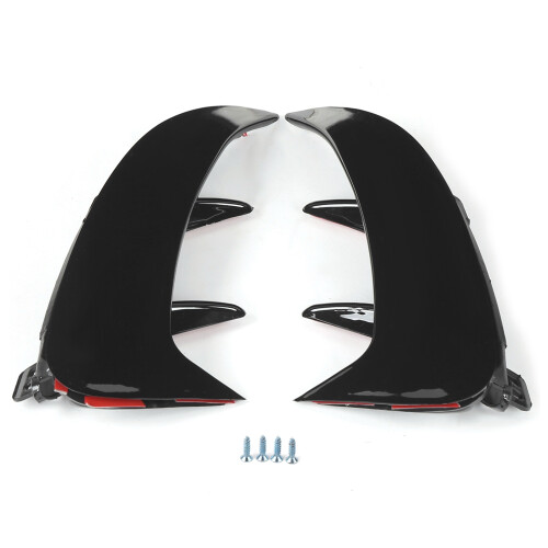 A-Class W177 Cache-ventilation du pare-chocs arrière ABS noir 1
