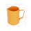 Pichet à mousse de 600ml avec bec de 94mm, orange 6