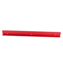 Rail de guidage de goulotte pour menuiserie Type 45 500mm rouge