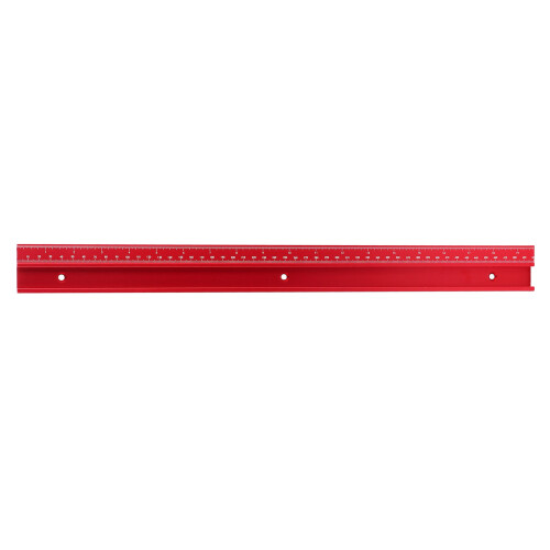 Rail de guidage de goulotte pour menuiserie Type 45 500mm rouge 1