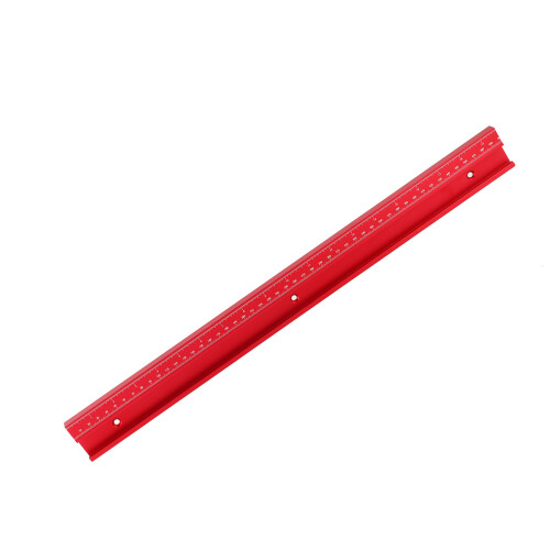 Rail de guidage de goulotte pour menuiserie Type 45 500mm rouge 2
