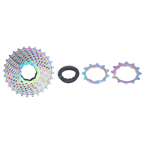 Cassette de vélo en Chromoly 10 vitesses 11-28 dents colorée 1