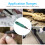 MRT22DC Mini perceuse USB 5 V 2000 mAh ABS et laiton 3 vitesses 8
