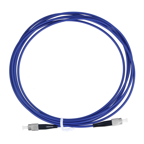 Câble patch optique monomode blindé 1 fibre bleu 3,0 m 1