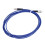 Câble patch optique monomode blindé 1 fibre bleu 3,0 m 6