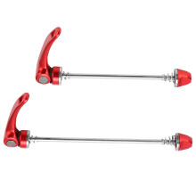Attache rapide en aluminium à levier 100/135 mm rouge