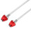 Attache rapide en aluminium à levier 100/135 mm rouge 10