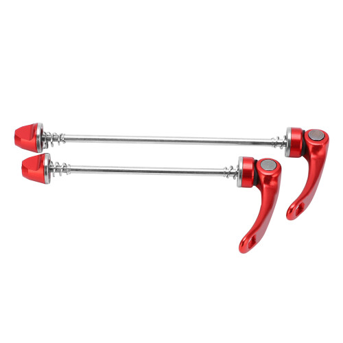 Attache rapide en aluminium à levier 100/135 mm rouge 1