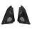 Kit da 2 pezzi di coperture per tweeter in ABS nere per Levin/Corolla 7