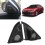 Kit da 2 pezzi di coperture per tweeter in ABS nere per Levin/Corolla 15