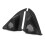 Kit da 2 pezzi di coperture per tweeter in ABS nere per Levin/Corolla 14