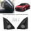 Kit da 2 pezzi di coperture per tweeter in ABS nere per Levin/Corolla 11