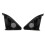 Kit da 2 pezzi di coperture per tweeter in ABS nere per Levin/Corolla 9