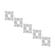 Ensemble de 5 adaptateurs de moyeu 3206-0016-0004 aluminium 14 mm
