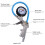 Manometro per gonfiaggio e sgonfiaggio pneumatici 0-220 PSI, 16 BAR 5