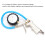 Manometro per gonfiaggio e sgonfiaggio pneumatici 0-220 PSI, 16 BAR 8